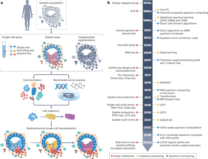 Advancing single-cell omics and cell-based therapeutics with quantum computing - Nature